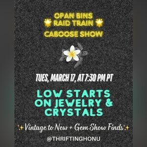 Tuesday, March 17th - Opan Bins Raid Train!